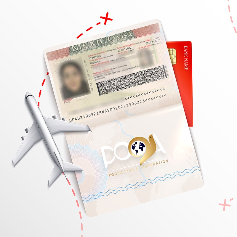 نمونه ویزا