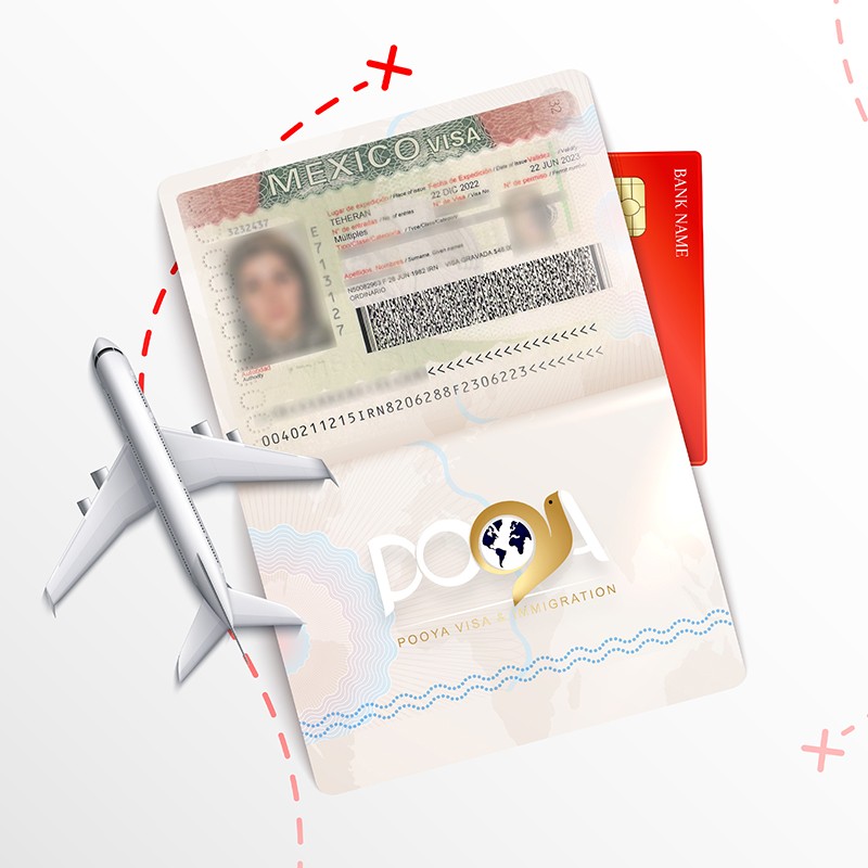نمونه ویزا
