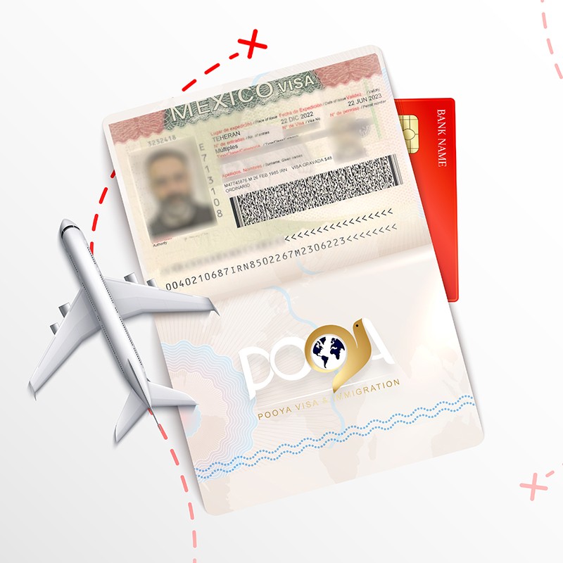 نمونه ویزا