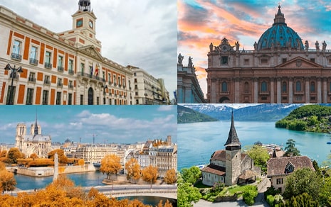 Pouyatravel-Foreign-Tours Switzerland Italy France Spain
